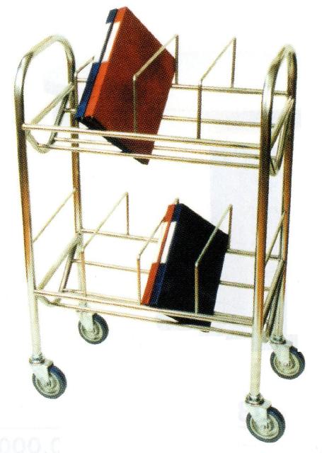 ステンレス製カルテワゴン